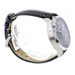 Montre d'occasion Baume et Mercier Capeland homme chronographe acier  bracelet cuir noir - vue 4