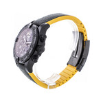 Montre d'occasion Breitling Avenger homme chronographe automatique bracelet textile noir et caoutchouc jane - vue 2