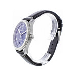 Montre d'occasion Breitling Navitimer homme automatique acier bracelet cuir noir - vue 2