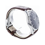 Montre d'occasion Eterna Vaughan homme automatique acier bracelet cuir marron - vue 4