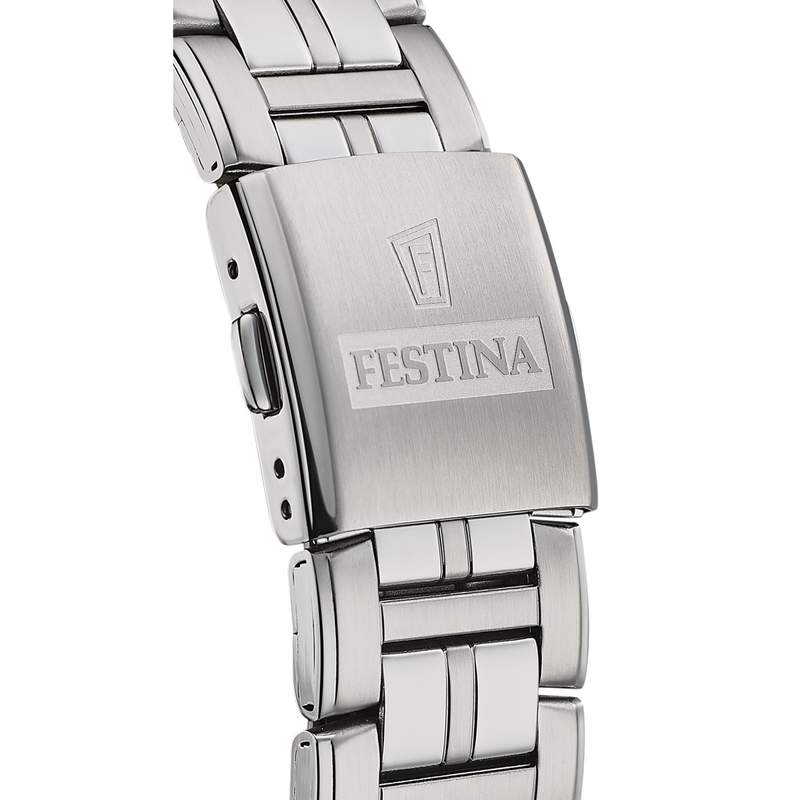Montre Festina homme bracelet acier - vue D2