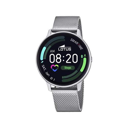 Lotus connected watch stainless steel bracelet Milanese mesh