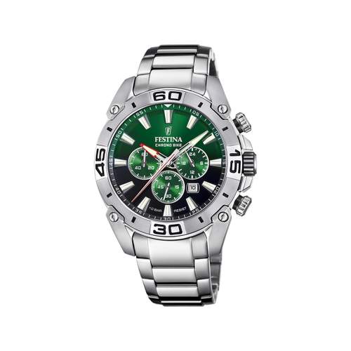 Festina men's watch chronograph steel bracelet
