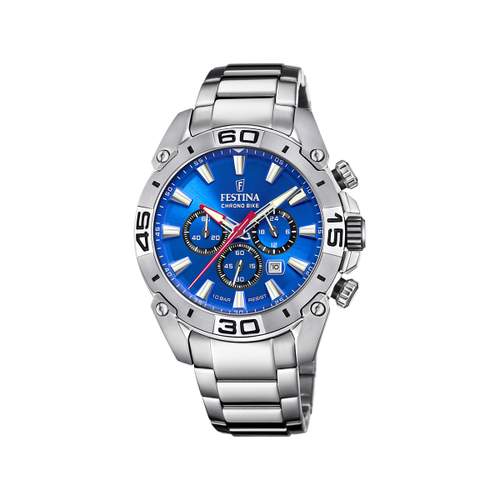 Montre Festina homme chronographe bracelet acier