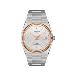 Montre Tissot PRX Powermatic 80, T-classic homme automatique bracelet acier - vue 1