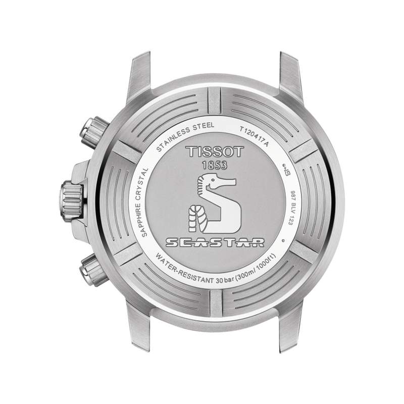 Montre TISSOT T-SPORT SEASTAR 1000 homme cadran vert bracelet acier inoxydable - vue 3