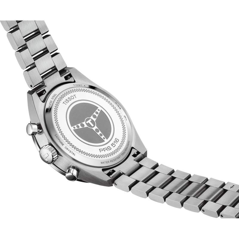 Montre Tissot homme chronogrape acier - vue D3