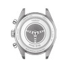 Montre Tissot homme chronographe acier cbracelet cuir brun - vue V3