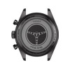 Montre Tissot homme chronographe acier bracelet cuir noir - vue V3