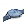 Montre Pierre Lannier homme acier bleu bracelet maille milanaise - vue V2