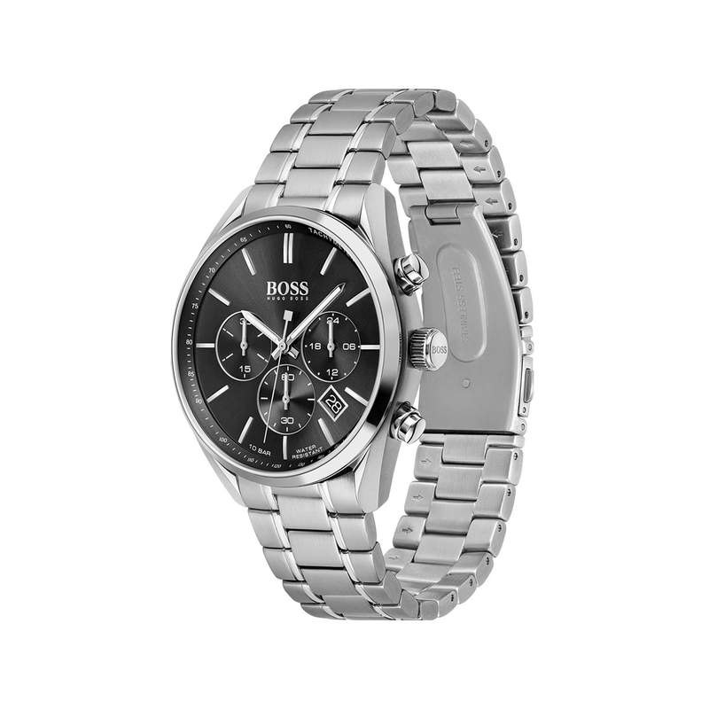 Montre Boss homme chronographe acier - vue 2