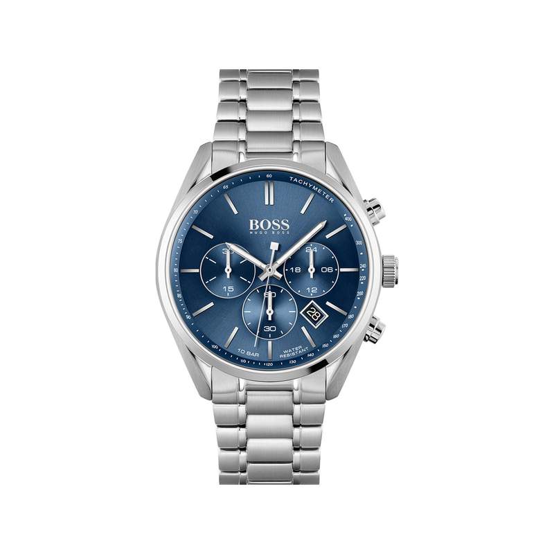 Montre Boss homme chronographe acier - vue 1