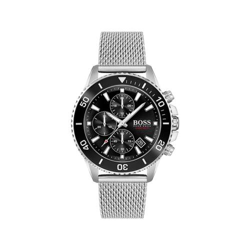 Boss men's chronograph steel Milanese mesh watch
