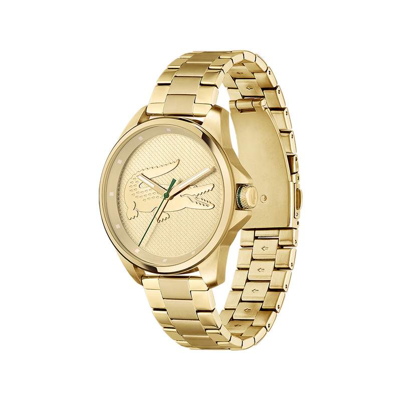 Montre LACOSTE Homme acier doré jaune - vue 2