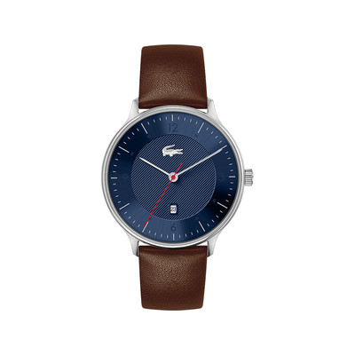 Montre LACOSTE Homme acier argenté, cuir - vue 1