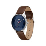 Montre LACOSTE Homme acier argenté, cuir - vue 2