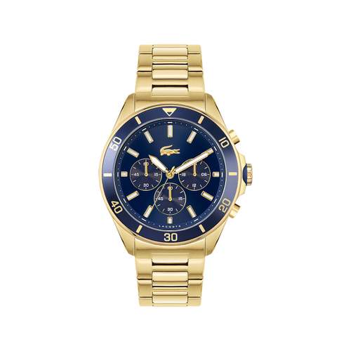 Montre LACOSTE Homme Chrono acier doré jaune