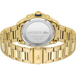 Montre LACOSTE Homme Chrono acier doré jaune - vue 3