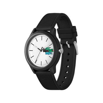 LACOSTE-horloge voor heren, zwart siliconen
