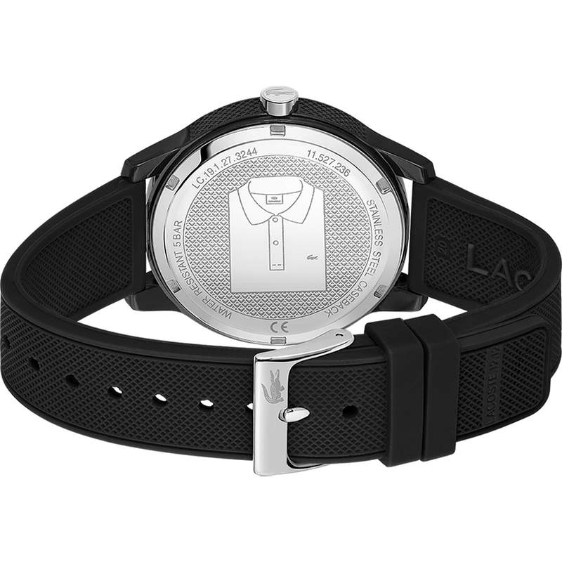 Montre LACOSTE Homme plastique silicone noir - vue 3