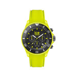 Montre Ice Watch Chrono Homme silicone jaune fluo - vue 1