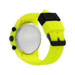 Montre Ice Watch Chrono Homme silicone jaune fluo - vue 3