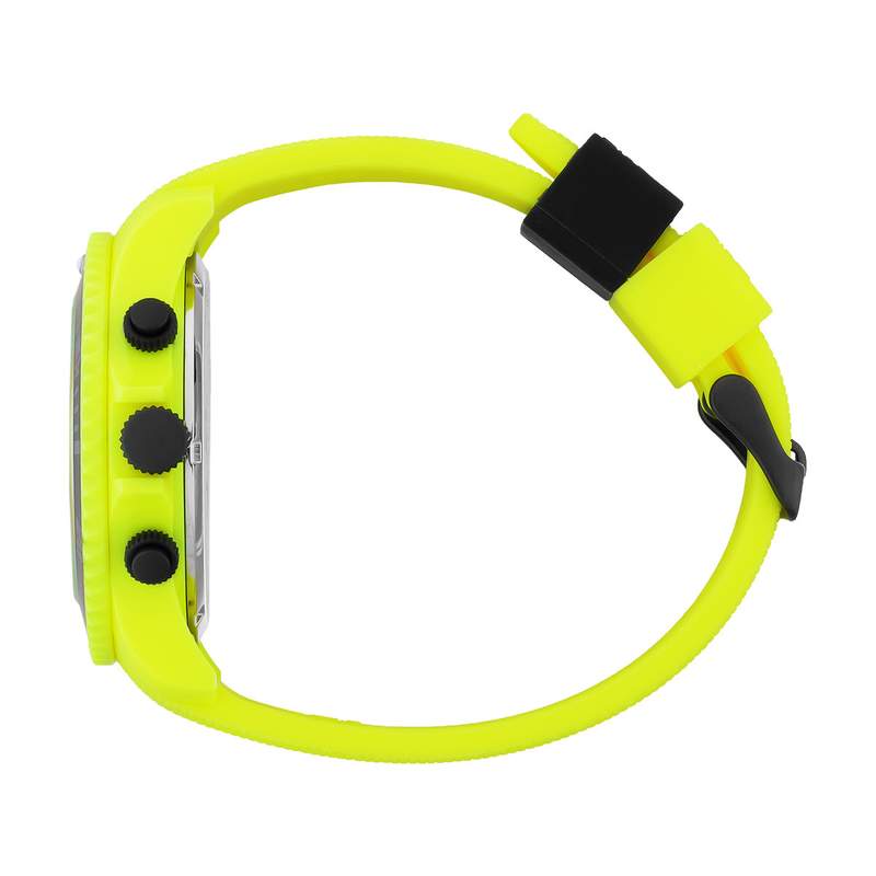 Montre Ice Watch Chrono Homme silicone jaune fluo - vue 4