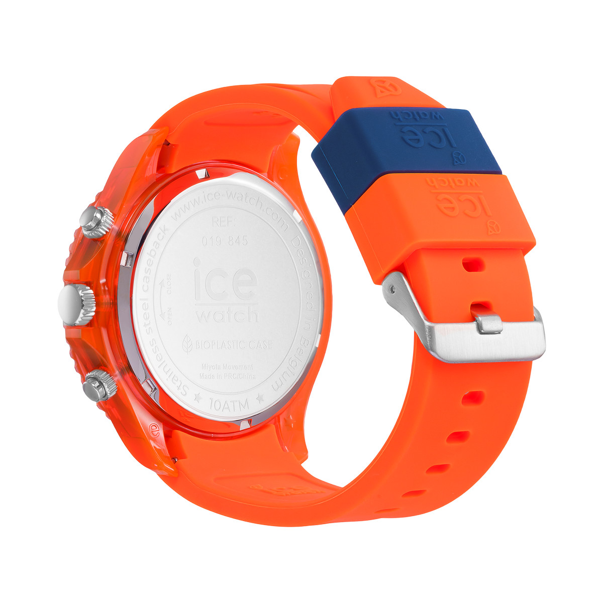 Montre Ice Watch Chrono Homme silicone orange - vue 3