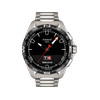 Montre TISSOT T-TOUCH CONNECT SOLAR homme cadran noir bracelet titane - vue V1