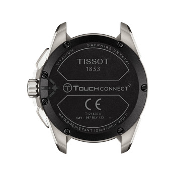 Montre TISSOT T-TOUCH CONNECT SOLAR homme cadran noir bracelet titane