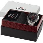 Montre TISSOT T-TOUCH CONNECT SOLAR homme cadran noir bracelet titane - vue D2