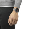 Montre TISSOT T-TOUCH CONNECT SOLAR homme cadran noir bracelet titane - vue Vporté 1