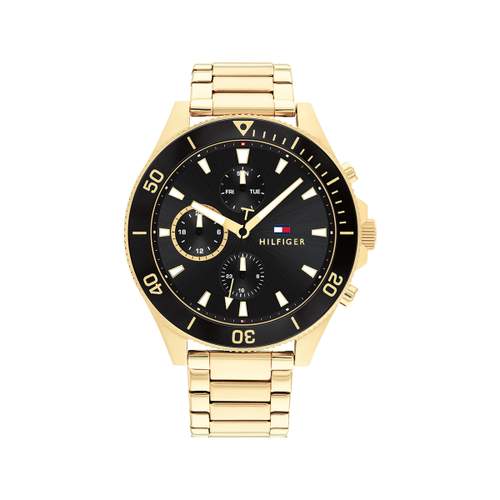 Montre Tommy Hilfiger homme acier doré