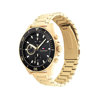 Montre Tommy Hilfiger homme acier doré