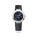 Montre Herbelin Newport homme acier bracelet cuir bleu - vue 1
