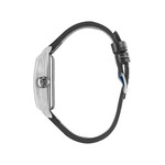Montre Lip homme automatique acier bracelet cuir gris - vue 2