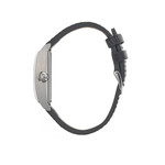 Montre Lip homme automatique acier bracelet cuir gris - vue 4