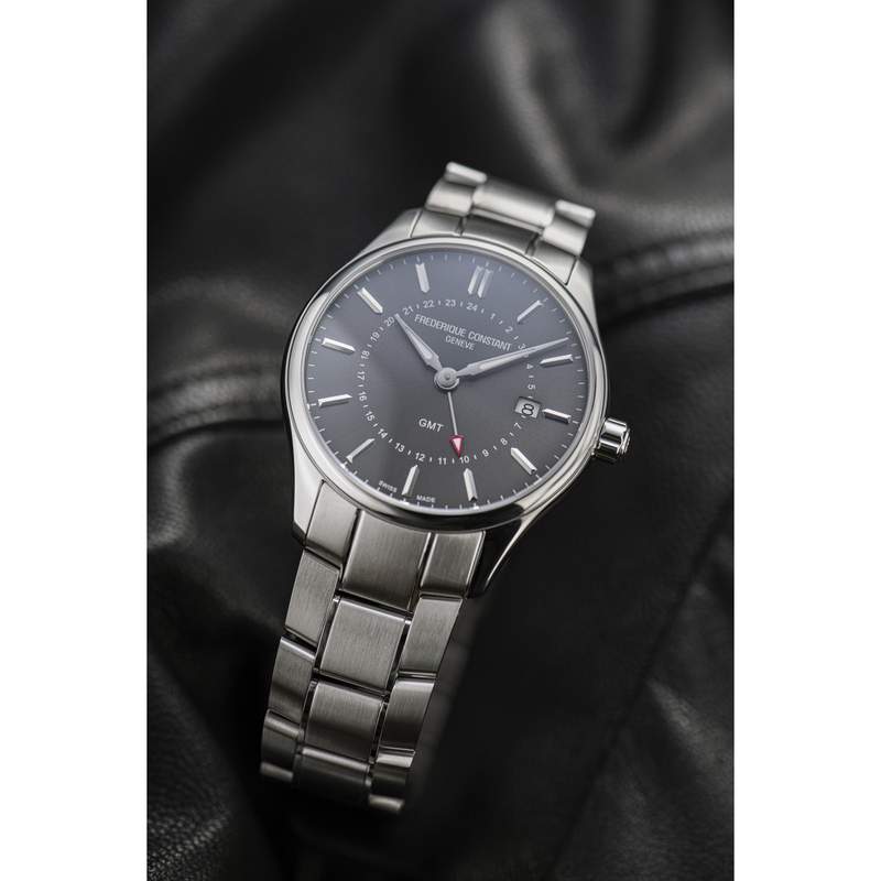 Montre Frédérique Constant homme acier - vue D1