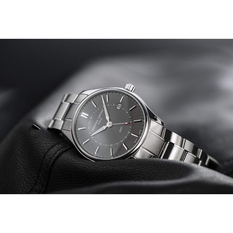 Montre Frédérique Constant homme acier - vue D2