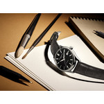 Montre Frédérique Constant homme automatique acier bracelet cuir noir - vue D2