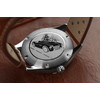 Montre Frédérique Constant homme automatique acier bracelet cuir marron - vue VD3