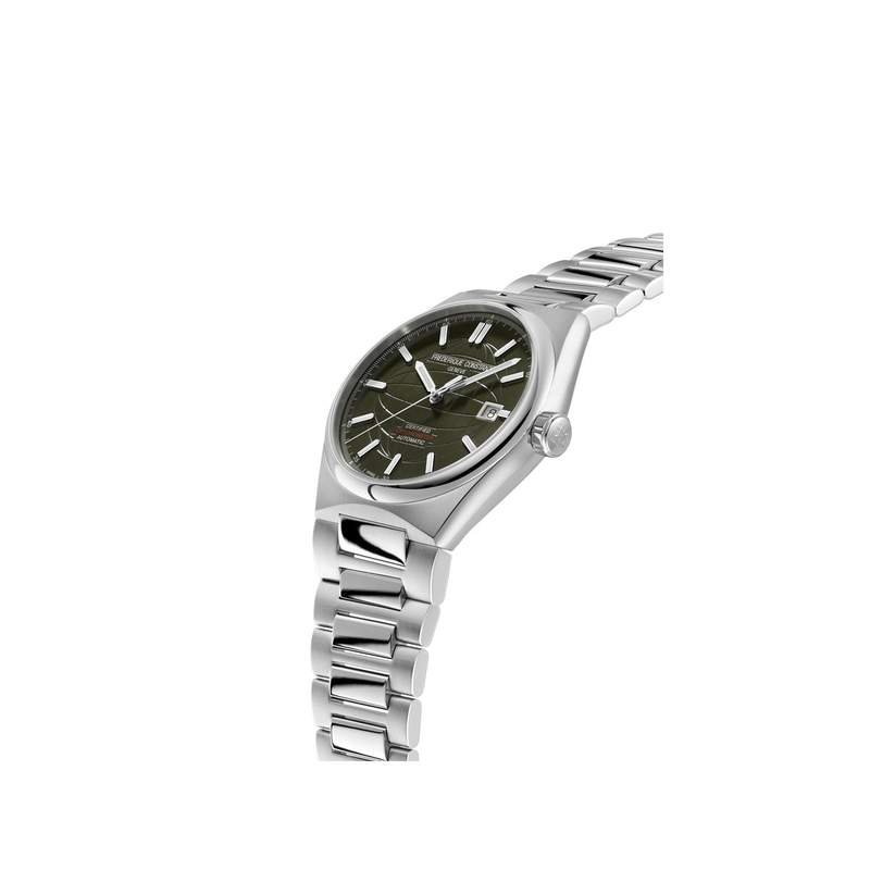Montre Frédérique Constant homme automatique acier et caoutchouc - vue 2