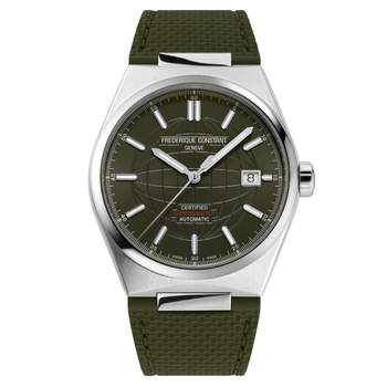 Frédérique Constant herenhorloge, automatisch, staal en rubber