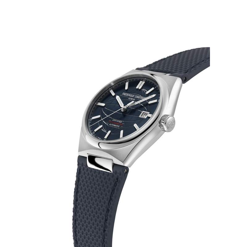 Montre Frédérique Constant homme automatique acier et caoutchouc - vue D2