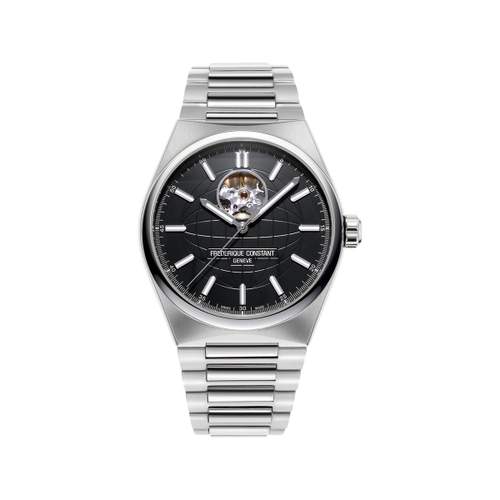 Montre Frédérique Constant homme automatique acier et caoutchouc