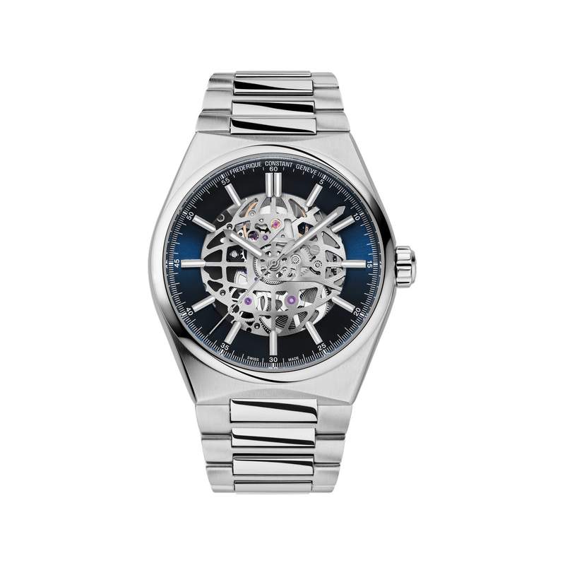 Montre Frédérique Constant homme automatique acier et caoutchouc - vue 1