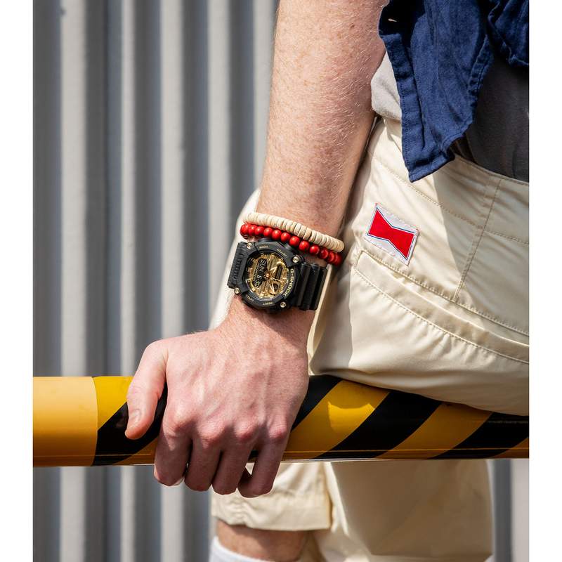 Montre G-SHOCK homme résine noire - vue porté 1