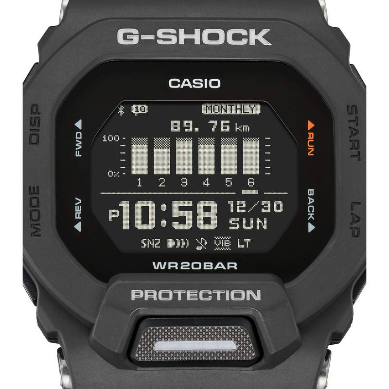 Montre G-SHOCK homme résine noire - vue D1