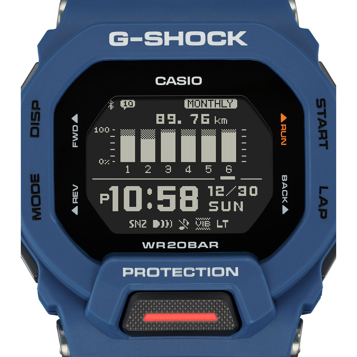 Montre G-SHOCK homme résine  bleue - vue D1