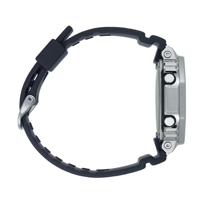 Montre G-SHOCK homme acier bracelet résine noire - vue 2